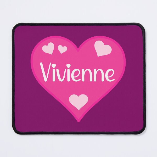 Item preview, Vivienne Name Pink Heart  designed and sold by Jeallan Designs.