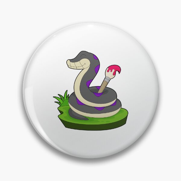 Item preview, Snake Painter Paint brush Painting designed and sold by Snabdesign84.