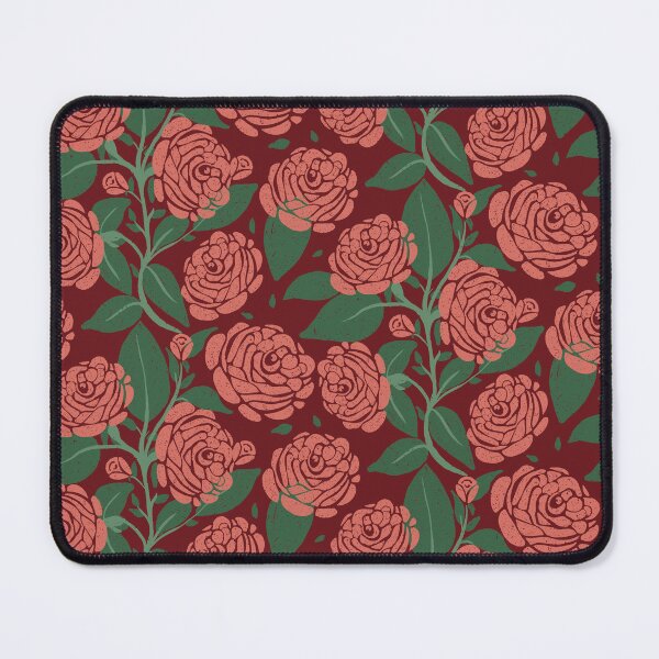 Item preview, Moody Valentine's Roses in Pink and Green designed and sold by YorkvilleStudi.