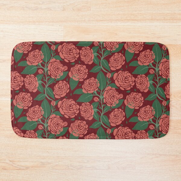 Item preview, Moody Valentine's Roses in Pink and Green designed and sold by YorkvilleStudi.
