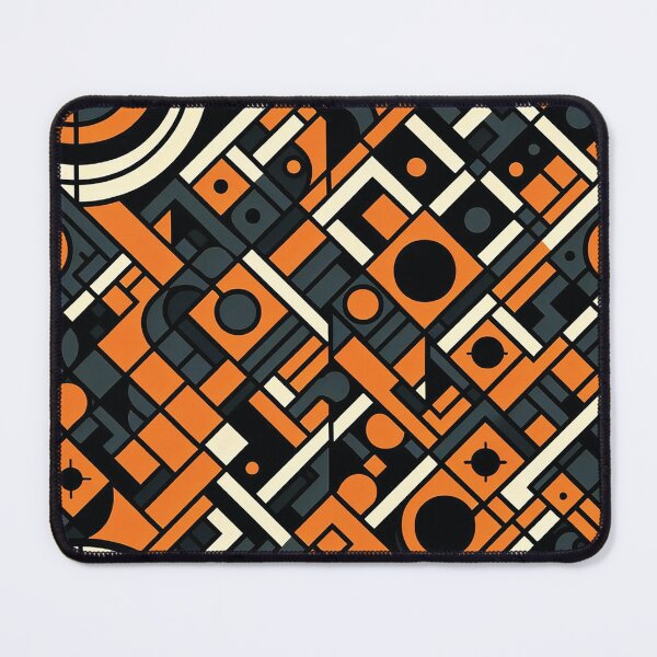 Item preview, Black and Orange Tile #2 designed and sold by Doctor-Tony.
