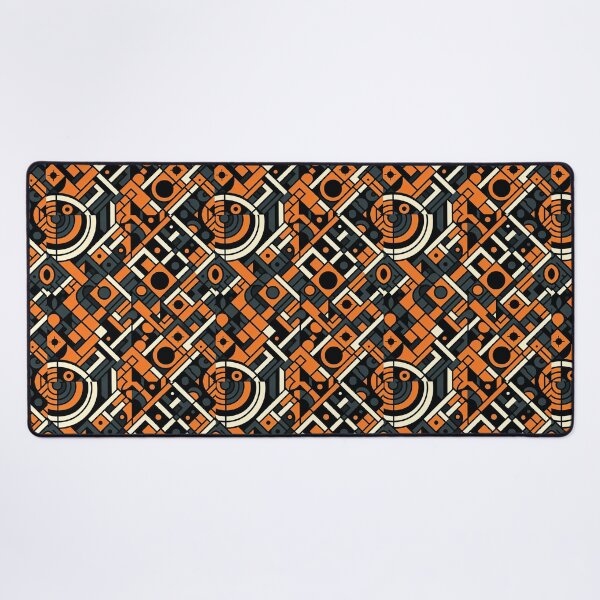 Item preview, Black and Orange Tile #2 designed and sold by Doctor-Tony.