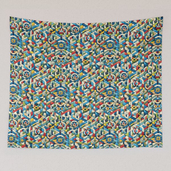 Item preview, Colorful Tile #1 designed and sold by Doctor-Tony.
