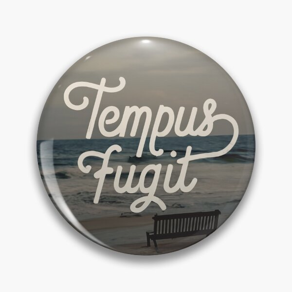 Item preview, Tempus Fugit - Time Flies - Bench On Beach designed and sold by SorryFrog.