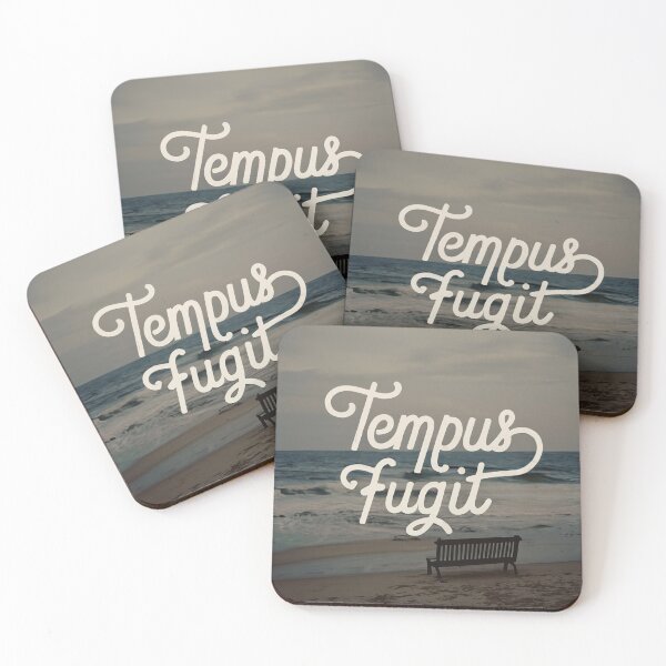 Item preview, Tempus Fugit - Time Flies - Bench On Beach designed and sold by SorryFrog.