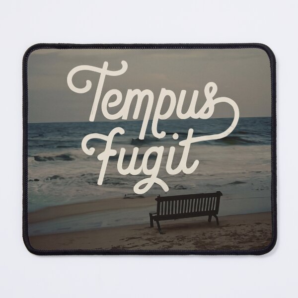 Item preview, Tempus Fugit - Time Flies - Bench On Beach designed and sold by SorryFrog.