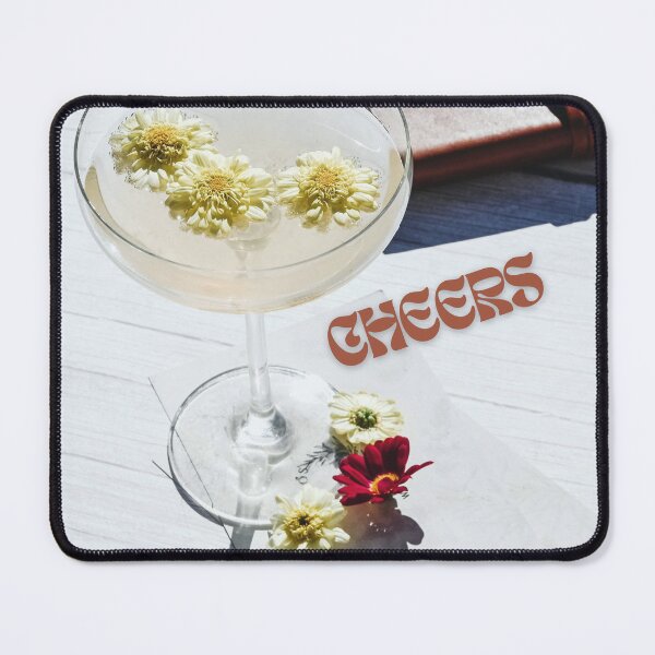 Item preview, Cheers Fancy Drinks Print designed and sold by Femme Pastel Collective.