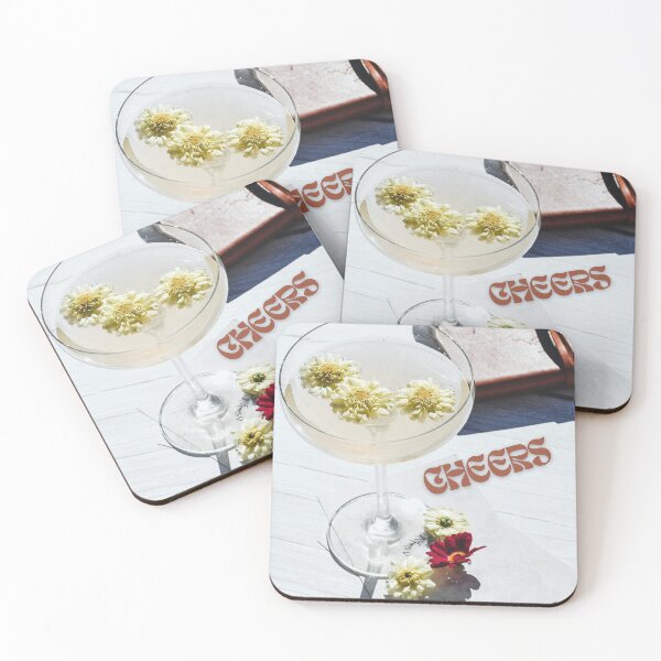 Item preview, Cheers Fancy Drinks Print designed and sold by Femme Pastel Collective.
