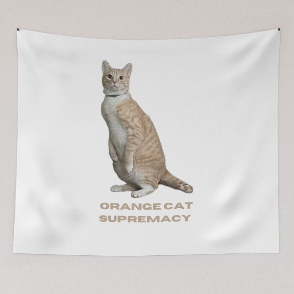Item preview, Orange cat supremacy  designed and sold by selahrae.