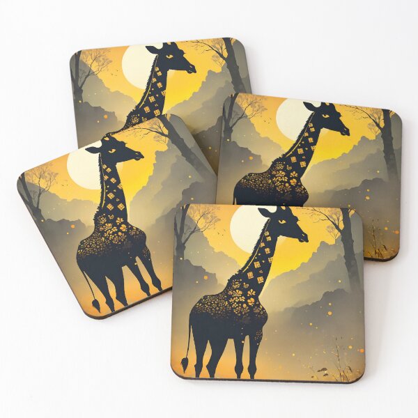 Item preview, A giraffe in sunset  designed and sold by MindFrank.