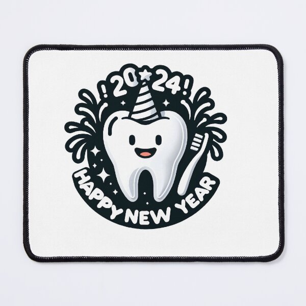Item preview, Celebratory Tooth - Happy New Year 2024 designed and sold by ShopiDentistry.