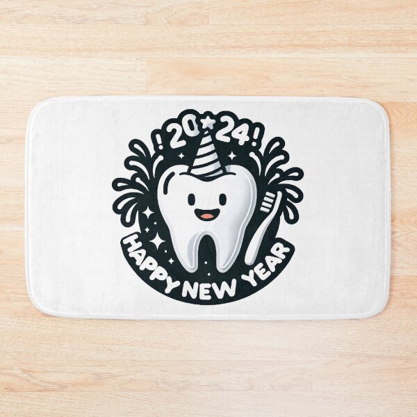 Item preview, Celebratory Tooth - Happy New Year 2024 designed and sold by ShopiDentistry.