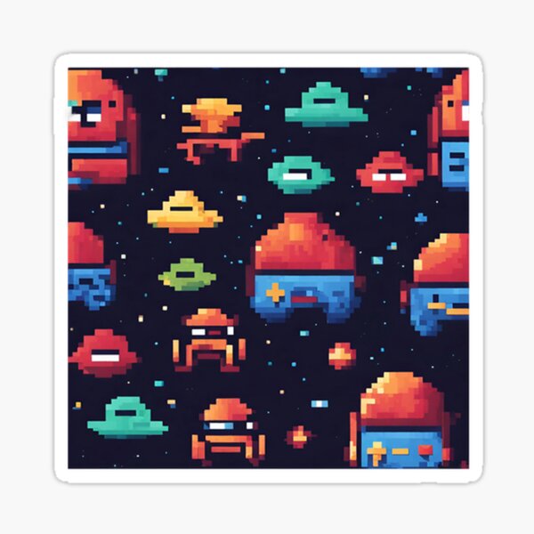 Item preview, Pixel Galaxy Invaders designed and sold by david stigler.