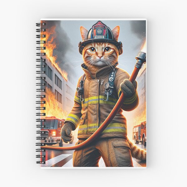 Item preview, Cat Fireman #3 designed and sold by Doctor-Tony.