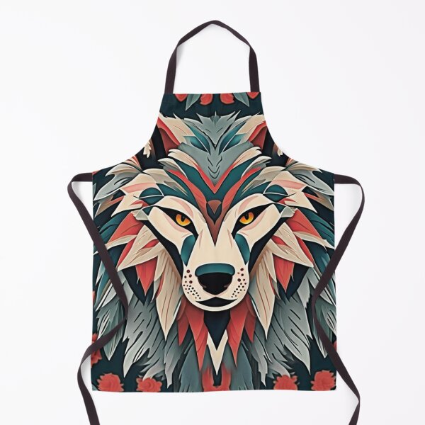 Item preview, Wild Harmony: A Patterned Wolf designed and sold by NightshadeWolfs.