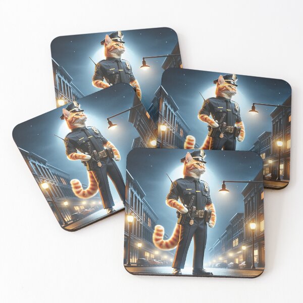 Item preview, Cat Policeman #1 designed and sold by Doctor-Tony.