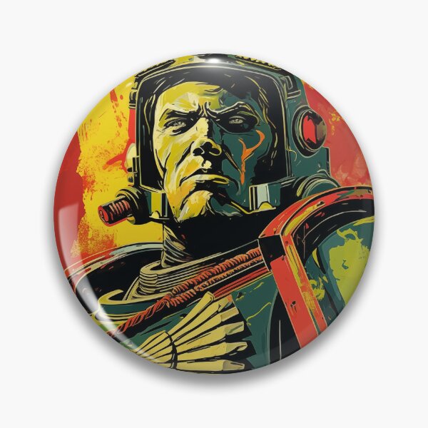 Item preview, Pop Art Warrior: 40K Soldier Splashed in Colors designed and sold by Modern-Classic.