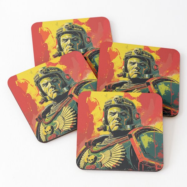 Item preview, Pop Art Warrior: 40K Soldier Splashed in Colors designed and sold by Modern-Classic.