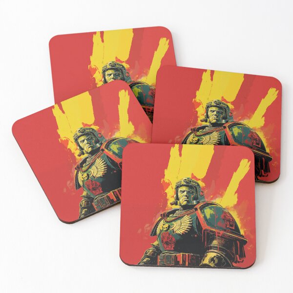 Item preview, Large Pop Art Warrior: 40K Soldier Splashed in Colors designed and sold by Modern-Classic.