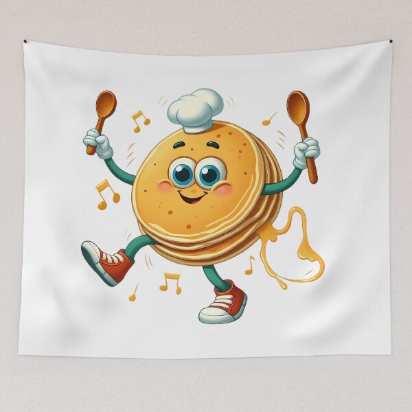 Artikelvorschau, Dancing Food: tanzende Pancakes entworfen und verkauft von CreativeSparkzz.