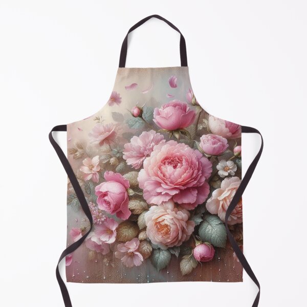 Item preview, Pink peonies and roses with rosegold designed and sold by FurryBliss.