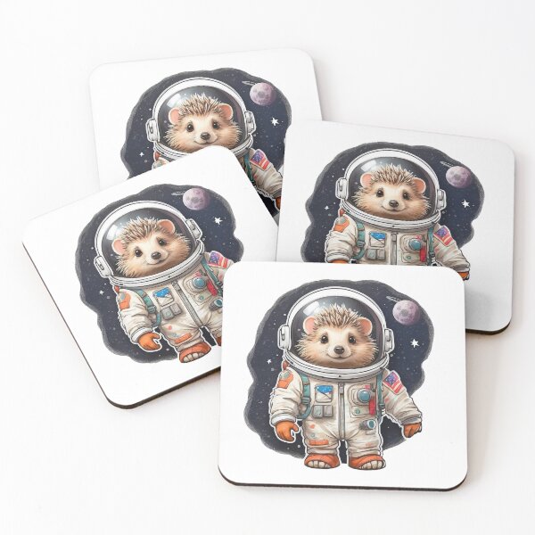 Item preview, Hedgehog astronaut designed and sold by Ingridpd.