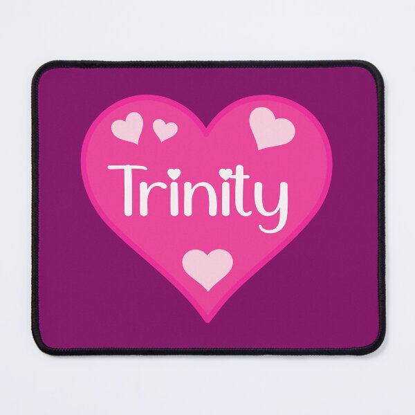 Item preview, Trinity Name Pink Heart  designed and sold by Jeallan Designs.