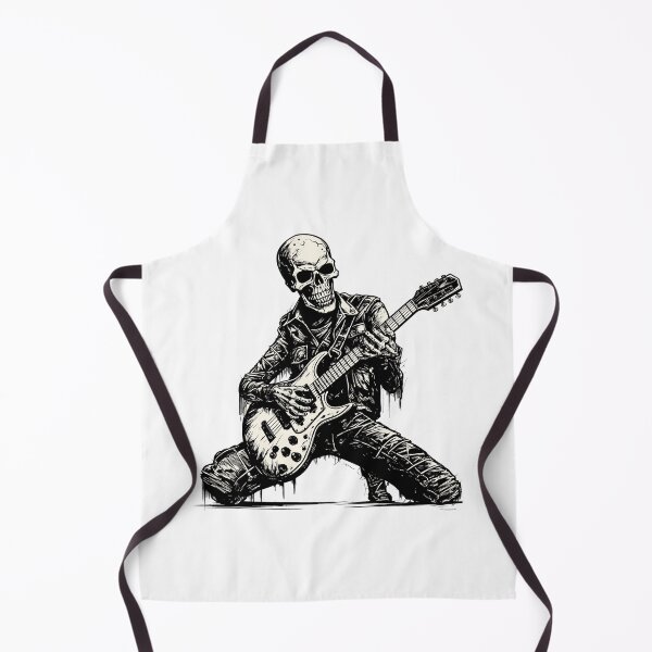 Item preview, Skeleton Playing Guitar Rock And Roll Graphic Band designed and sold by DrawHandArt.