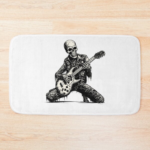 Item preview, Skeleton Playing Guitar Rock And Roll Graphic Band designed and sold by DrawHandArt.