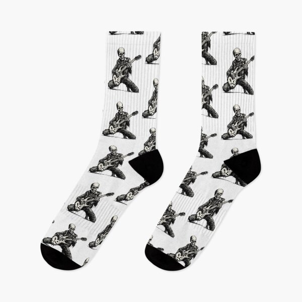 Item preview, Skeleton Playing Guitar Rock And Roll Graphic Band designed and sold by DrawHandArt.