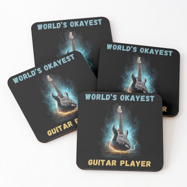 Item preview, World's Okayest Guitar Player designed and sold by FreshArtFusion.