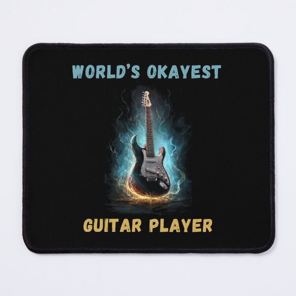 Item preview, World's Okayest Guitar Player designed and sold by FreshArtFusion.