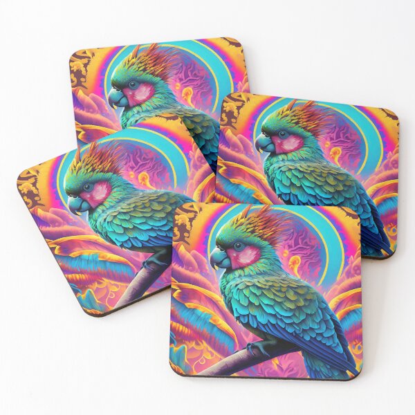 Item preview, Psychedelic Cockatoo designed and sold by NPStudio.
