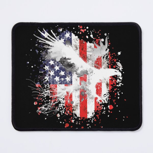 Item preview, American Flag and Bald Eagle Graphic - Minimalist Ink designed and sold by HausKatz.