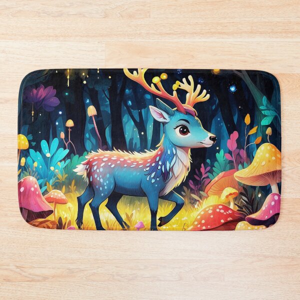 Item preview, Beautiful Deer Grazing in the Forest atToadstool Station.  designed and sold by Frame of Mind .