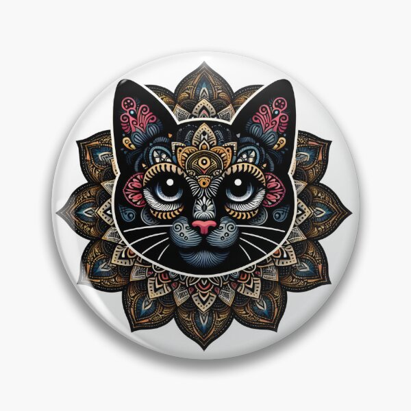Item preview, Cat Mandala designed and sold by MusesWhispers.