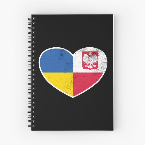 Item preview, Ukraine Ukrainian Poland Polish Heart Love Flag designed and sold by FlagX.