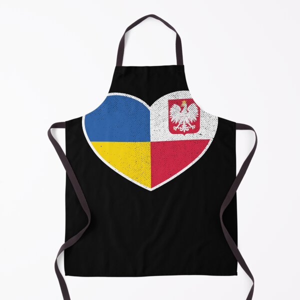 Item preview, Ukraine Ukrainian Poland Polish Heart Love Flag designed and sold by FlagX.