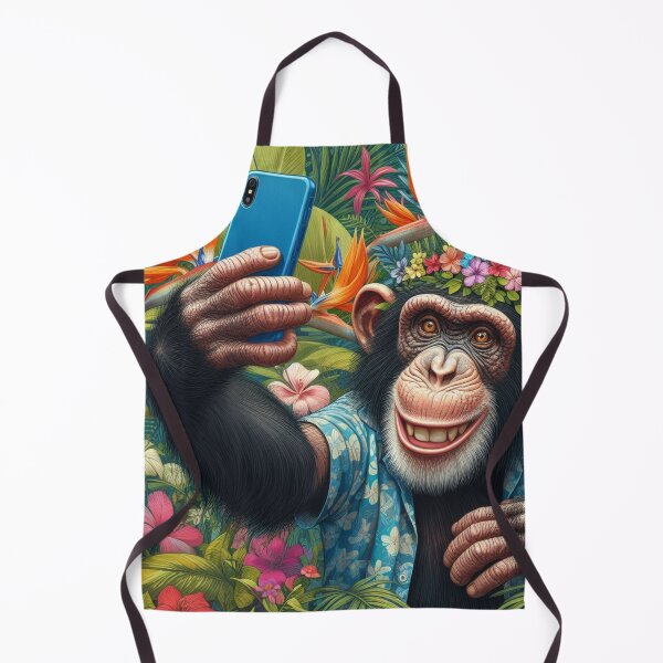 Item preview, Baboon taking selfie 2 designed and sold by NaphDesigns.