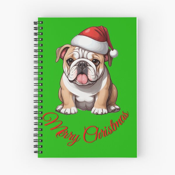 Artikelvorschau, Festliche Bulldogge: Merry Christmas entworfen und verkauft von MarketMovers.