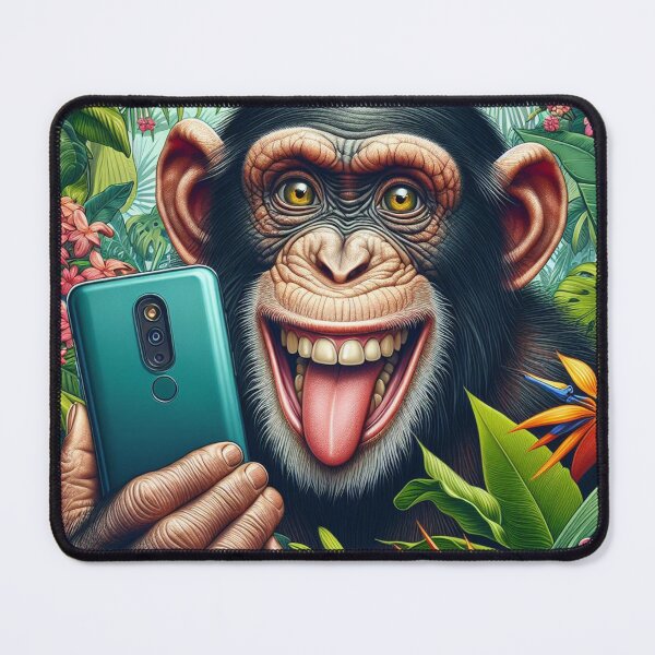 Item preview, Baboon taking selfie 2 designed and sold by NaphDesigns.