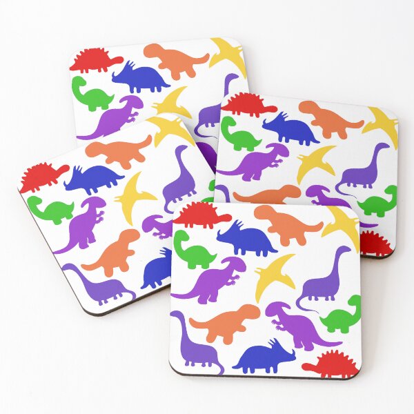 Item preview, dinosaurios arcoiris designed and sold by ChronicCrafty.