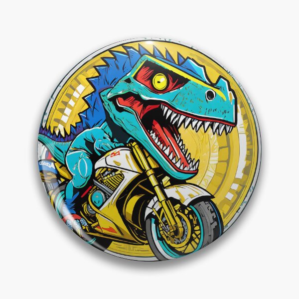 Item preview, T-Rex on a Motorcycle designed and sold by BADESIGNZZ.