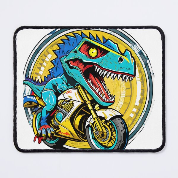 Item preview, T-Rex on a Motorcycle designed and sold by BADESIGNZZ.