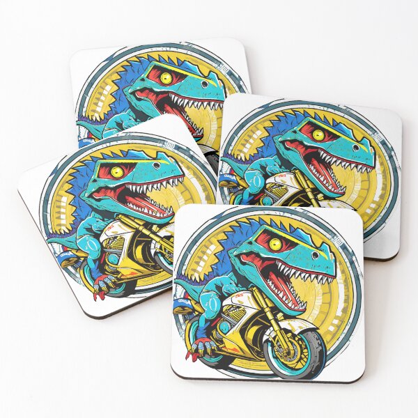 Item preview, T-Rex on a Motorcycle designed and sold by BADESIGNZZ.