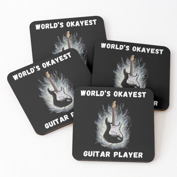 Item preview, World's Okayest Guitar Player designed and sold by FreshArtFusion.