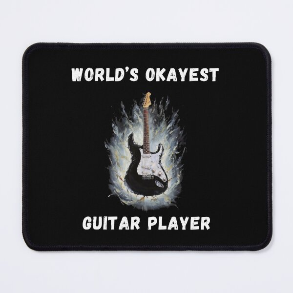 Item preview, World's Okayest Guitar Player designed and sold by FreshArtFusion.