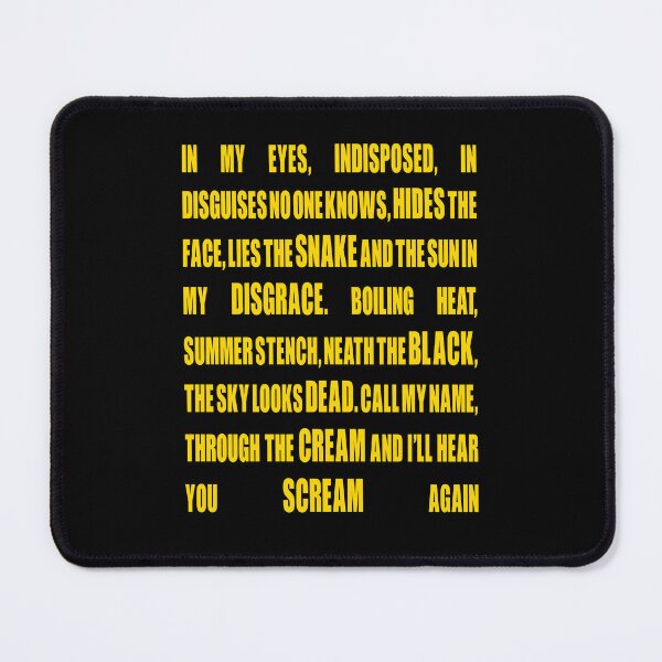 Item preview, Black Hole Sun Lyrics designed and sold by AspectsOfDreams.