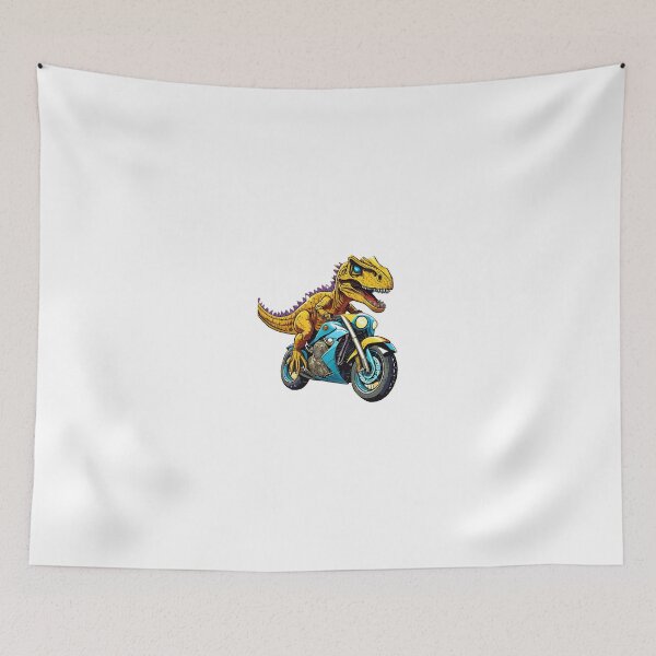 Item preview, T-Rex on a motorbike designed and sold by BADESIGNZZ.