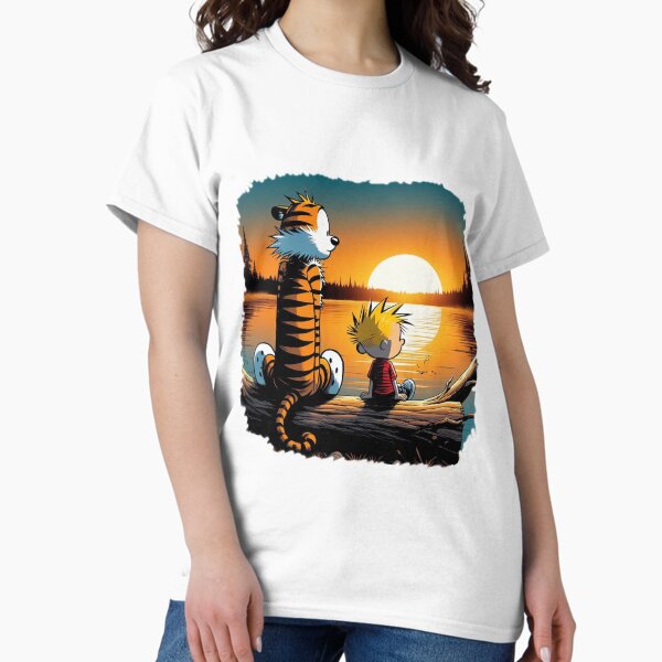 Item preview, Calvin and Hobbs sunset designed and sold by JAMMIN2.